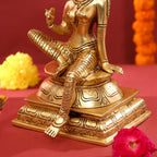 Brass Goddess Parvati Idol (9.5 Inch) Vedansh Craft