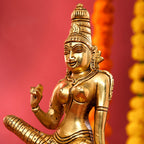 Brass Goddess Parvati Idol (9.5 Inch) Vedansh Craft