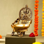 Brass Superfine Rajarajeswari Diya (9 Inch) Vedansh Craft