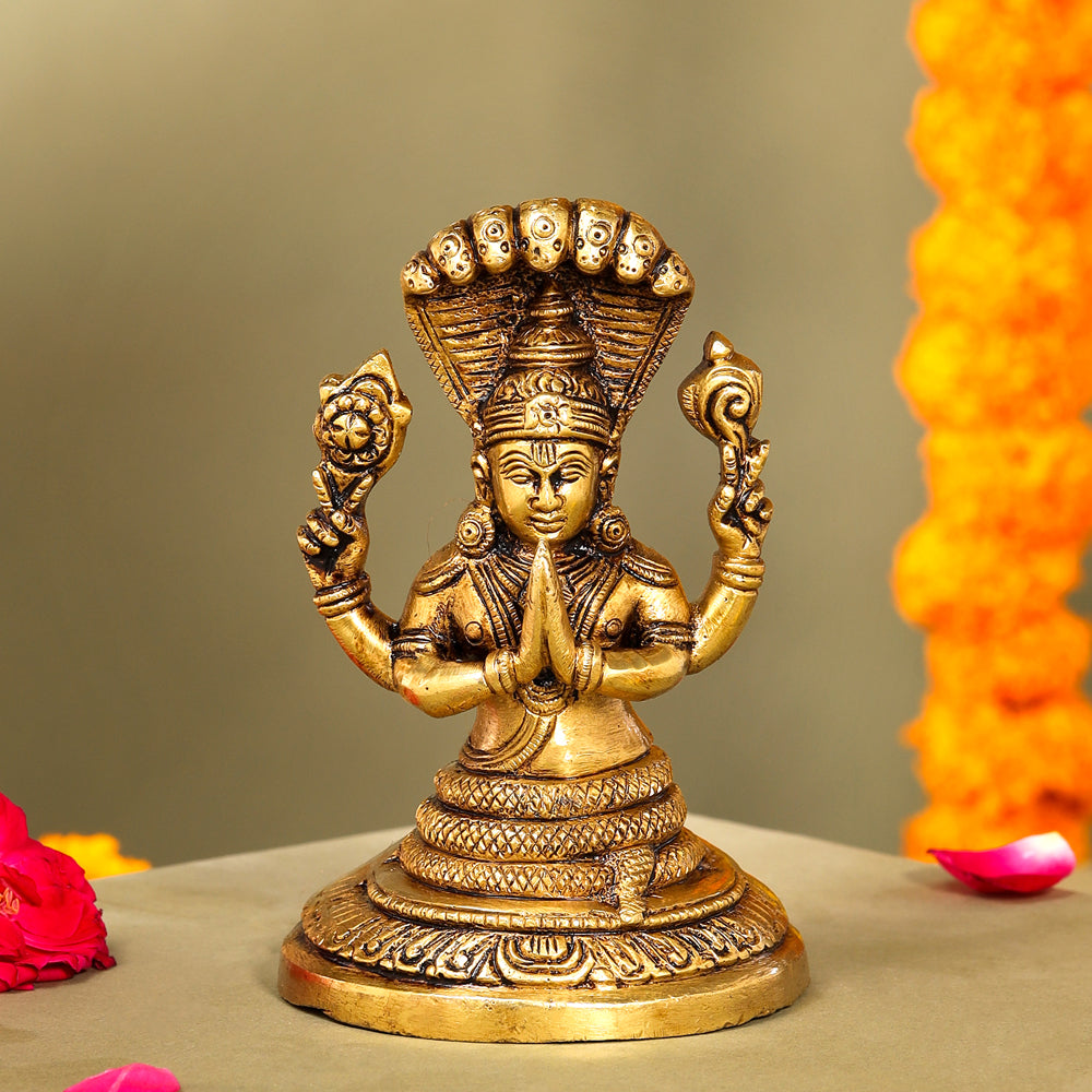 Brass Superfine God Patanjali Idol Vedansh Craft