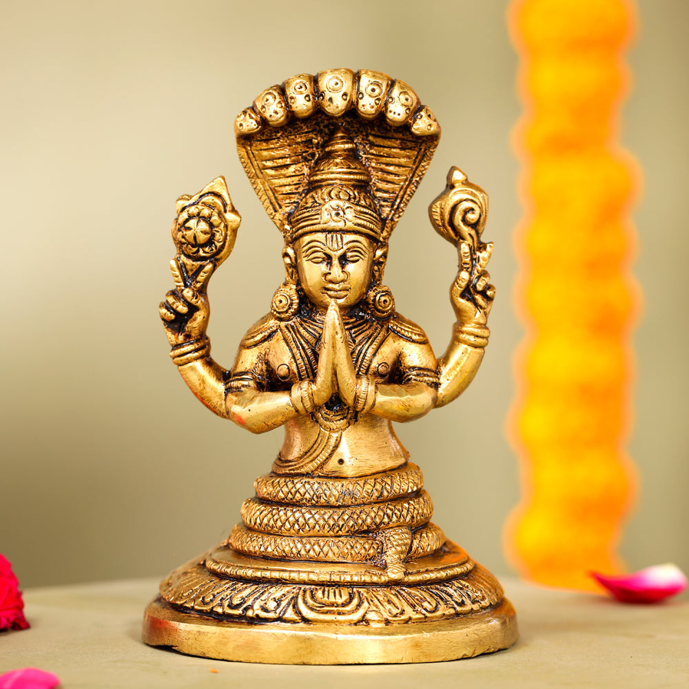 Brass Superfine God Patanjali Idol Vedansh Craft