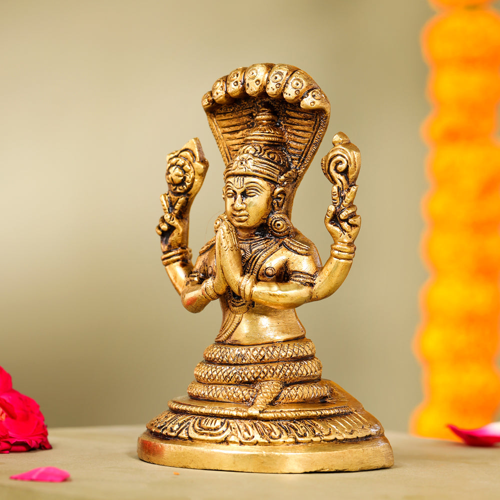 Brass Superfine God Patanjali Idol Vedansh Craft