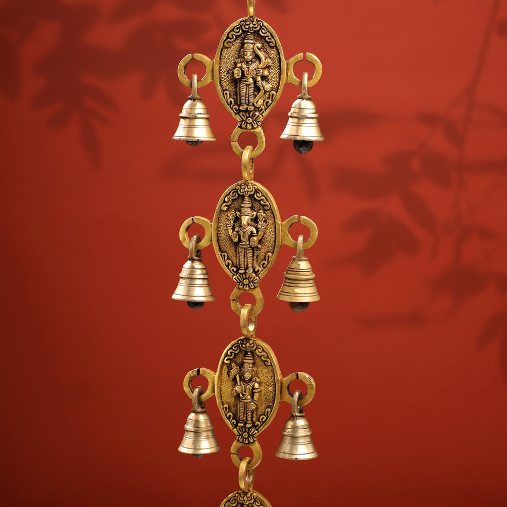 Brass Dashavatara Hanging Bell (48 Inch) Vedansh Craft