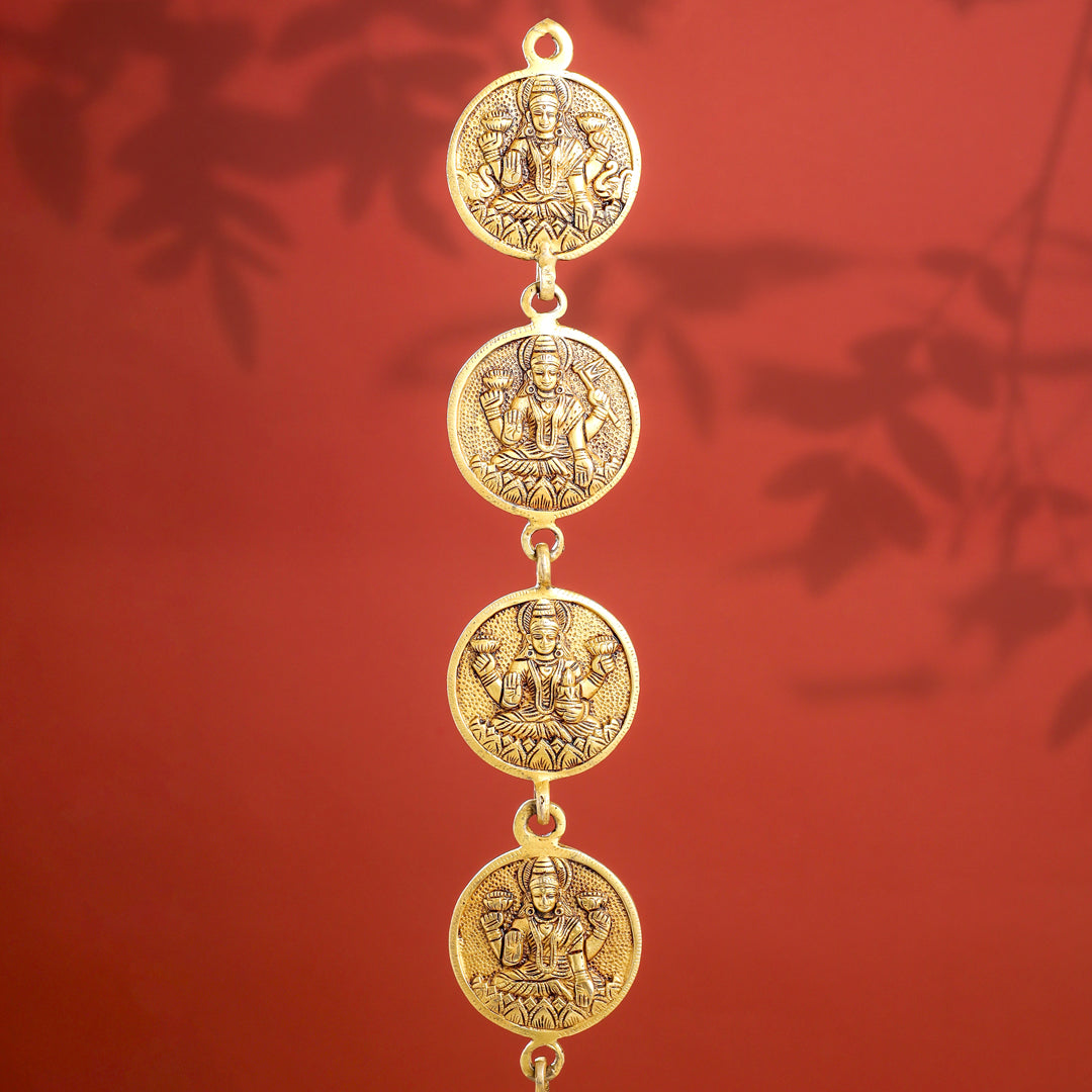 Brass Ashtalakshmi Hanging Bell (40 Inch) Vedansh Craft