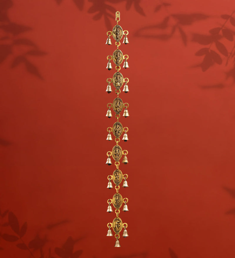 Brass Dashavatara Hanging Bell (48 Inch) Vedansh Craft