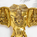 Brass Ganesha With Bell Wall Hanging (11 Inch) Vedansh Craft