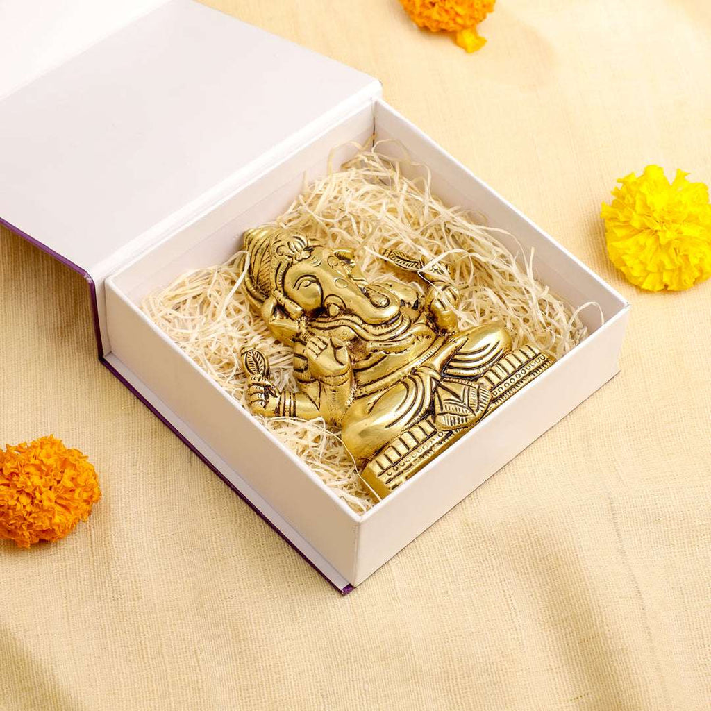 Brass Ganesha Wall Hanging Festive Gift Hamper Vedansh Craft