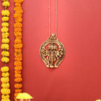 BRASS PANCHMUKHI HANUMAN WALL HANGING (5") Vedansh Craft