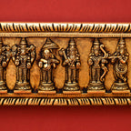 Brass Dashavatara / Vishnu Avatar Wall Hanging (4 Inch) Vedansh Craft