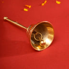 Brass Plain Traditional Handbell Vedansh Craft