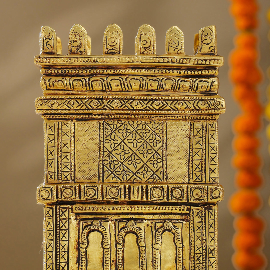 Brass Meenakshi Temple Model (9.5 Inch) Vedansh Craft