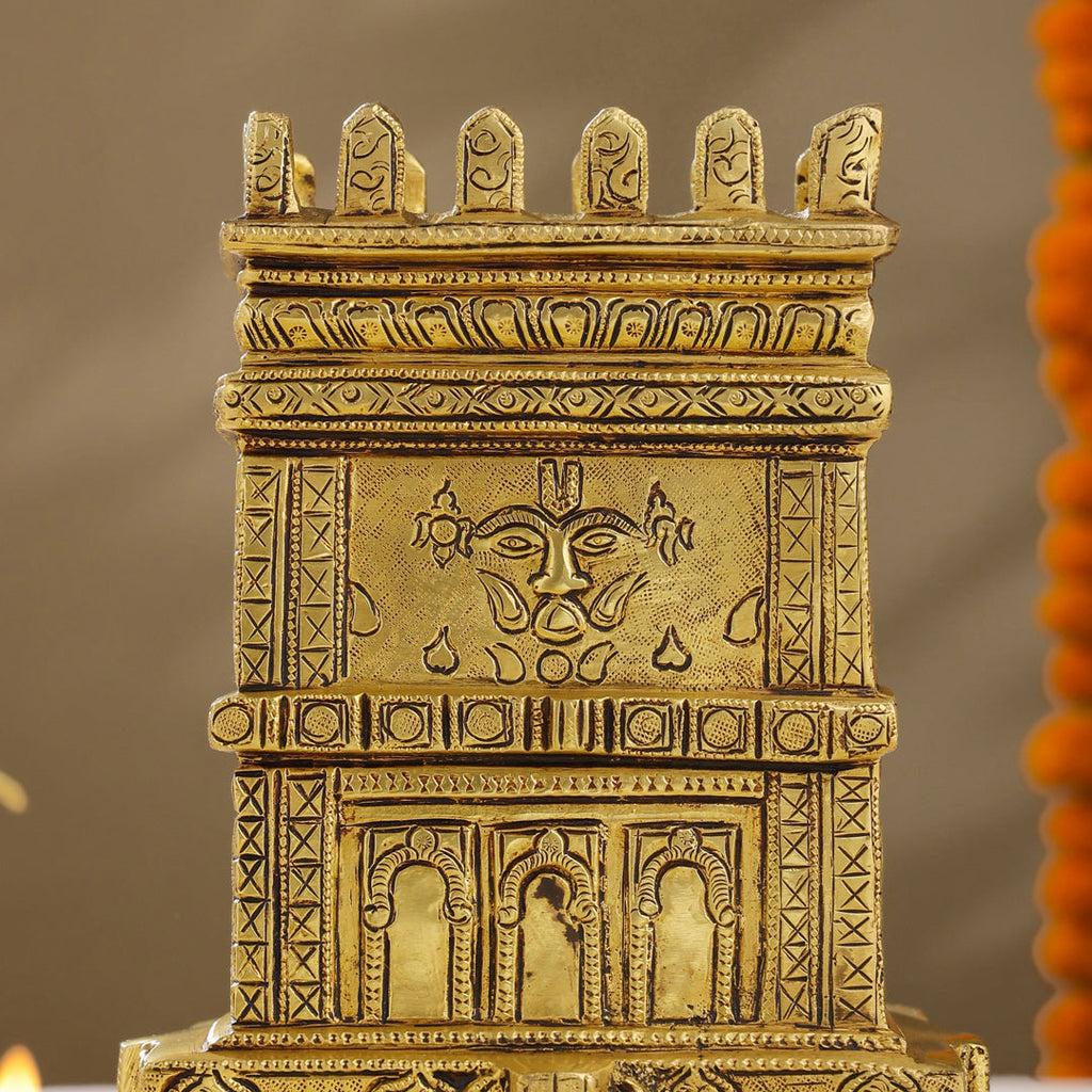 Brass Meenakshi Temple Model (9.5 Inch) Vedansh Craft