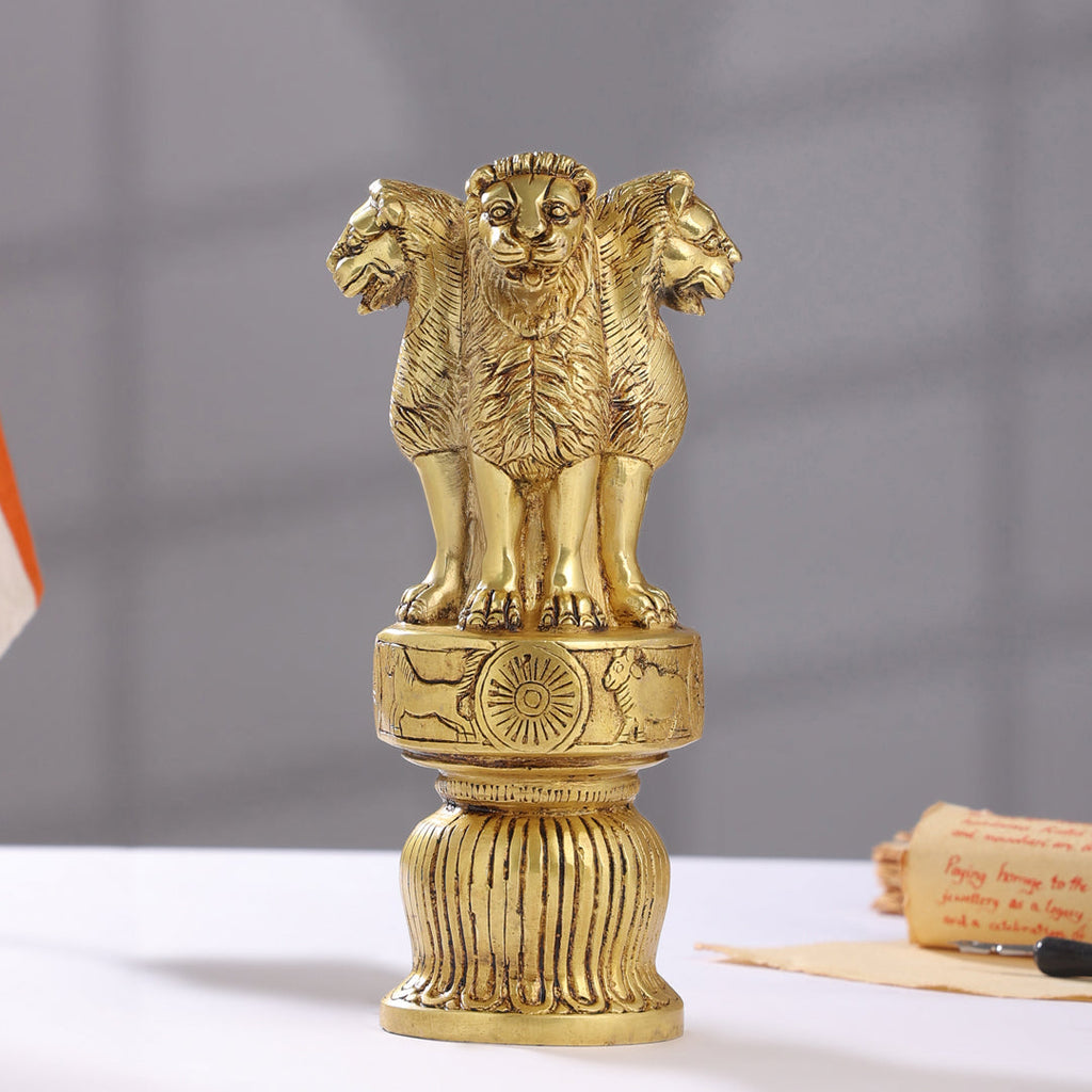 Brass Ashok Stambh (10 Inch) Vedansh Craft