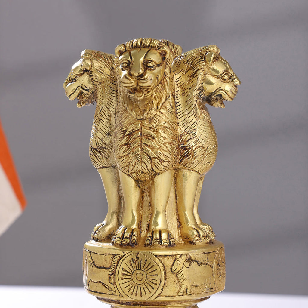 Brass Ashok Stambh (10 Inch) Vedansh Craft