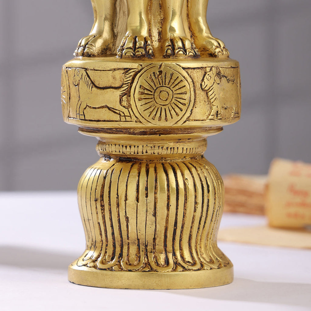 Brass Ashok Stambh (10 Inch) Vedansh Craft