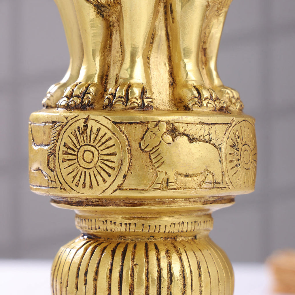 Brass Ashok Stambh (10 Inch) Vedansh Craft