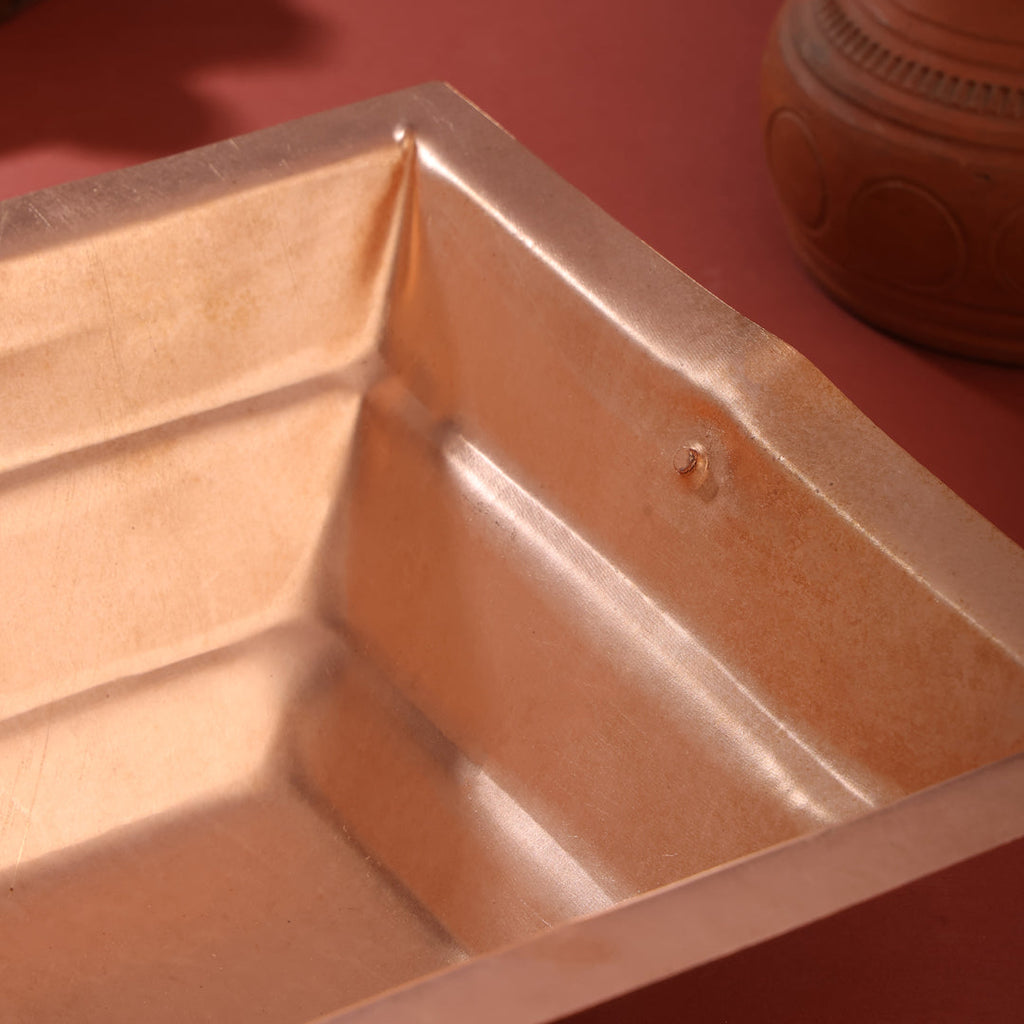 Copper Hawan Kund (3.5 Inch) Vedansh Craft