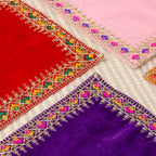 Hand Embroidered  And Sequin Work God Pooja Asana (12 X 10 Inch) Vedansh Craft