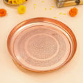 COPPER THALI (11.5 INCH) Vedansh Craft