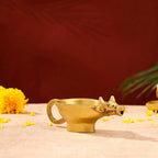 Brass Nandi Diya (2 Inch) Vedansh Craft