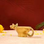 Brass Nandi Diya (2 Inch) Vedansh Craft