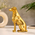 Brass Dog Sitting Statue (7.2 INCH) Vedansh Craft