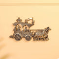 Brass Arjun And Krishna Rath Wall Hanging (7.3 Inch) Vedansh Craft