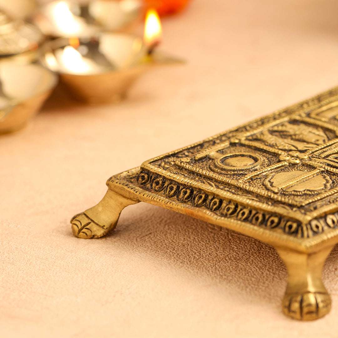 Brass Pooja Chowki Vedansh Craft