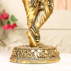 Brass Lightweight Standing Krishna Idol Vedansh Craft
