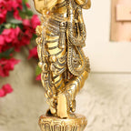 Brass Lightweight Standing Krishna Idol Vedansh Craft