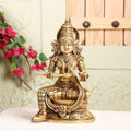 Brass Goddess Annapurna Idol – Bestower of Nourishment & Prosperity (10.5 Inch) Vedansh Craft
