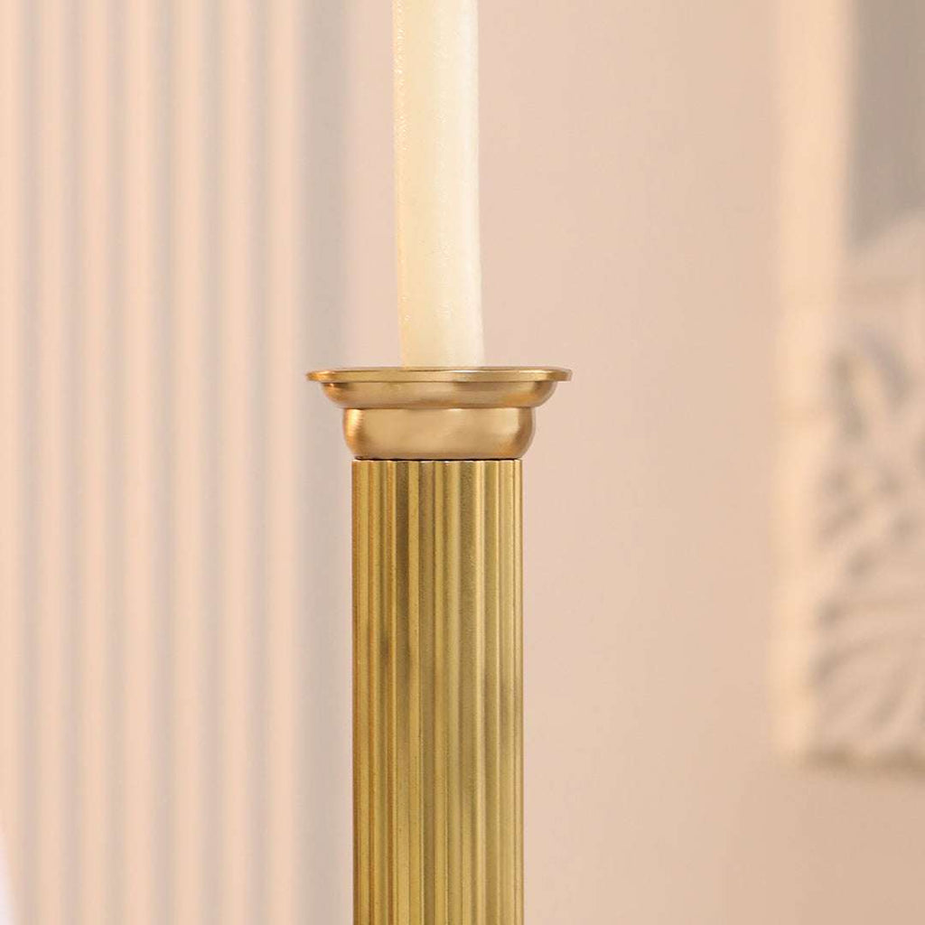 Brass Candle Stand Holder (6.7 Inch) Vedansh Craft