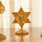 Brass Murugan Vel, Star Vel & Paan Vel Table Top Symbols Vedansh Craft