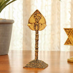 Brass Murugan Vel, Star Vel & Paan Vel Table Top Symbols Vedansh Craft