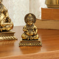 Brass Superfine Kuber Maharaj Idol (2.8 Inch) Vedansh Craft