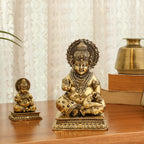 Brass Superfine Kuber Maharaj Idol (2.8 Inch) Vedansh Craft