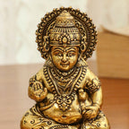 Brass Superfine Kuber Maharaj Idol (2.8 Inch) Vedansh Craft