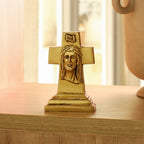 Brass Jesus Cross Vedansh Craft