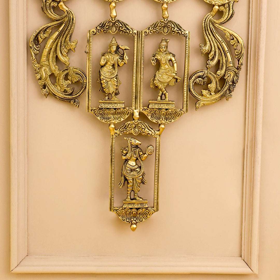 BRASS Dashavatara / VISHNU AVATAR WALL HANGING (29.5 INCH) Vedansh Craft