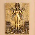 Brass Griffin Gryphons Winged Lion Wall Hanging Plate (10 Inch) Vedansh Craft