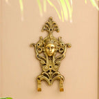 Brass Lady Face Wall Hook / Hanger (9 Inch) Vedansh Craft