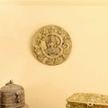 Brass Vishnu Om Dashavatara Wall Hanging Plate (7.8 Inch) Vedansh Craft
