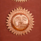 Copper Sun Face Wall Hanging Vedansh Craft