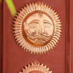 Copper Sun Face Wall Hanging Vedansh Craft