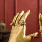 Brass Decorative Hand Pair (12 Inch) Vedansh Craft