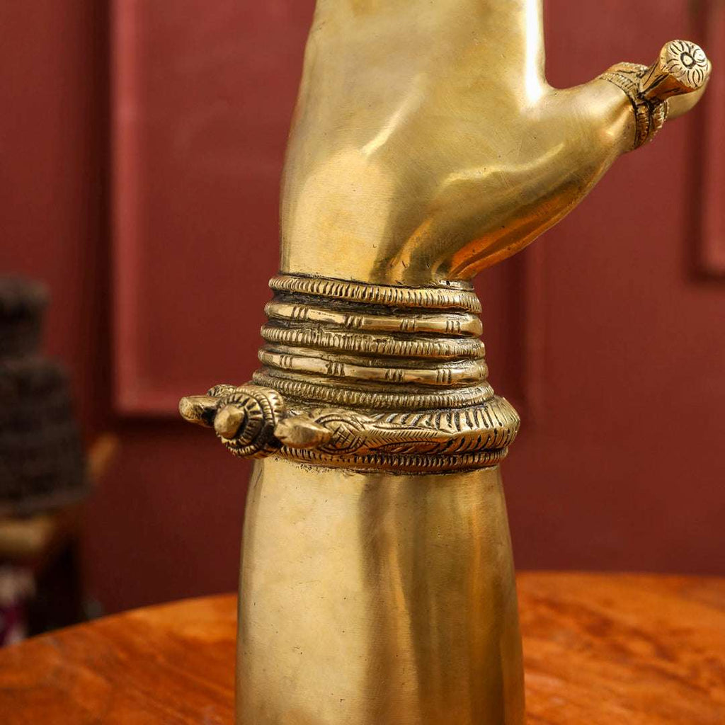 Brass Decorative Hand Pair (12 Inch) Vedansh Craft