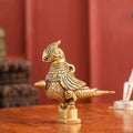 Brass Parrot Surmedani (4.5 Inch) Vedansh Craft