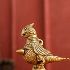 Brass Parrot Surmedani (4.5 Inch) Vedansh Craft