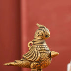 Brass Parrot Surmedani (4.5 Inch) Vedansh Craft