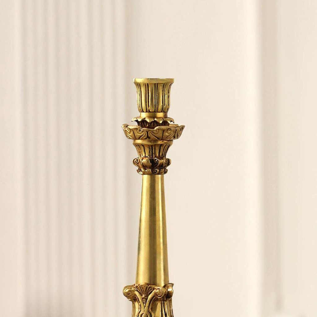 Brass Candle Stand Holder (10.9 Inch) Vedansh Craft